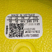 ADIDAS MEN'S 10 THE SIMPSONS ADILETTE CLOG YELLOW BLACK SANDAL HQ2580