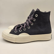 CONVERSE WOMEN'S 6 CHUCK 70 TEXTURED HI TOP PLUM COVE A12704C