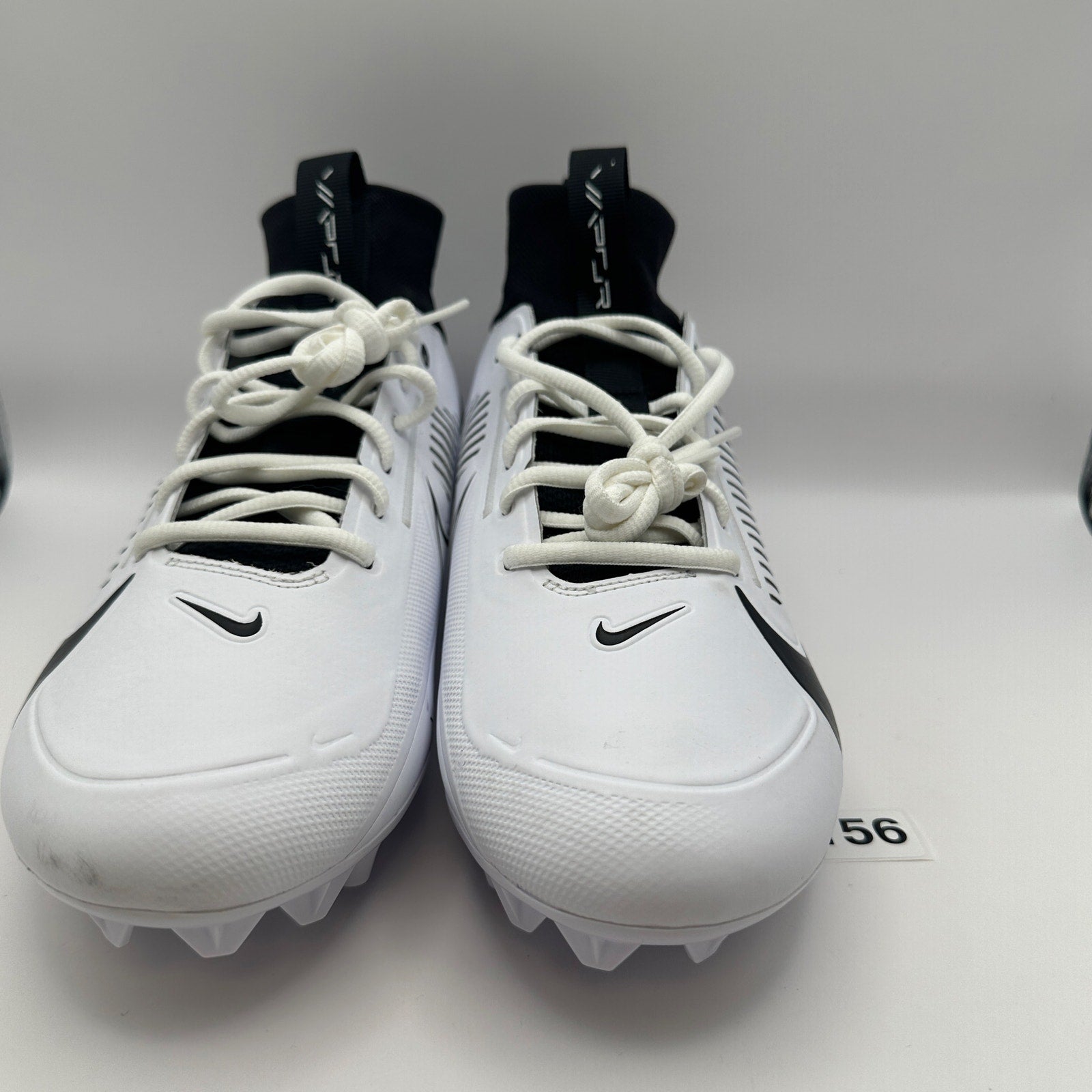 NIKE Men's 11.5 Vapor Edge PRO 360 2 Football Cleats White/Black FZ4267-100