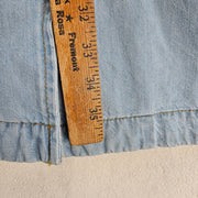 VANS WOMEN'S MEDIUM SKATE MAC DENIM COAT NWT LIGHT STONEWASH