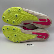 NIKE Men's 11.5 Zoom Rival Sprinter Track Spikes Sail Fierce Pink DC8753-101