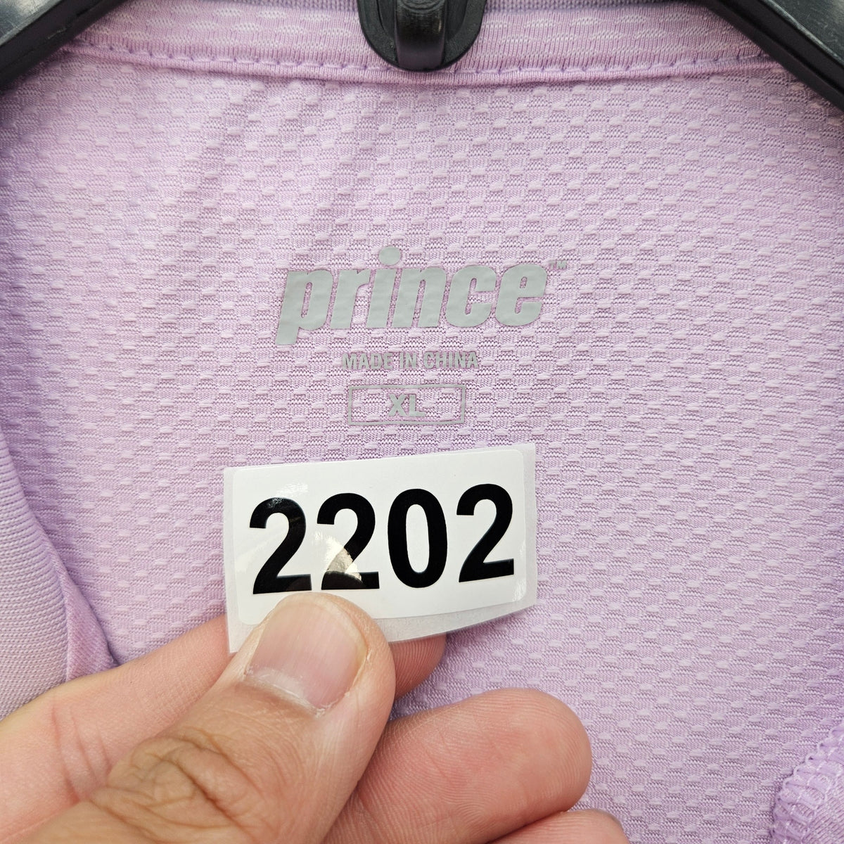 PRINCE WOMEN'S XL FASHION POLO TANK SPRING LILAC PURPLE NWT