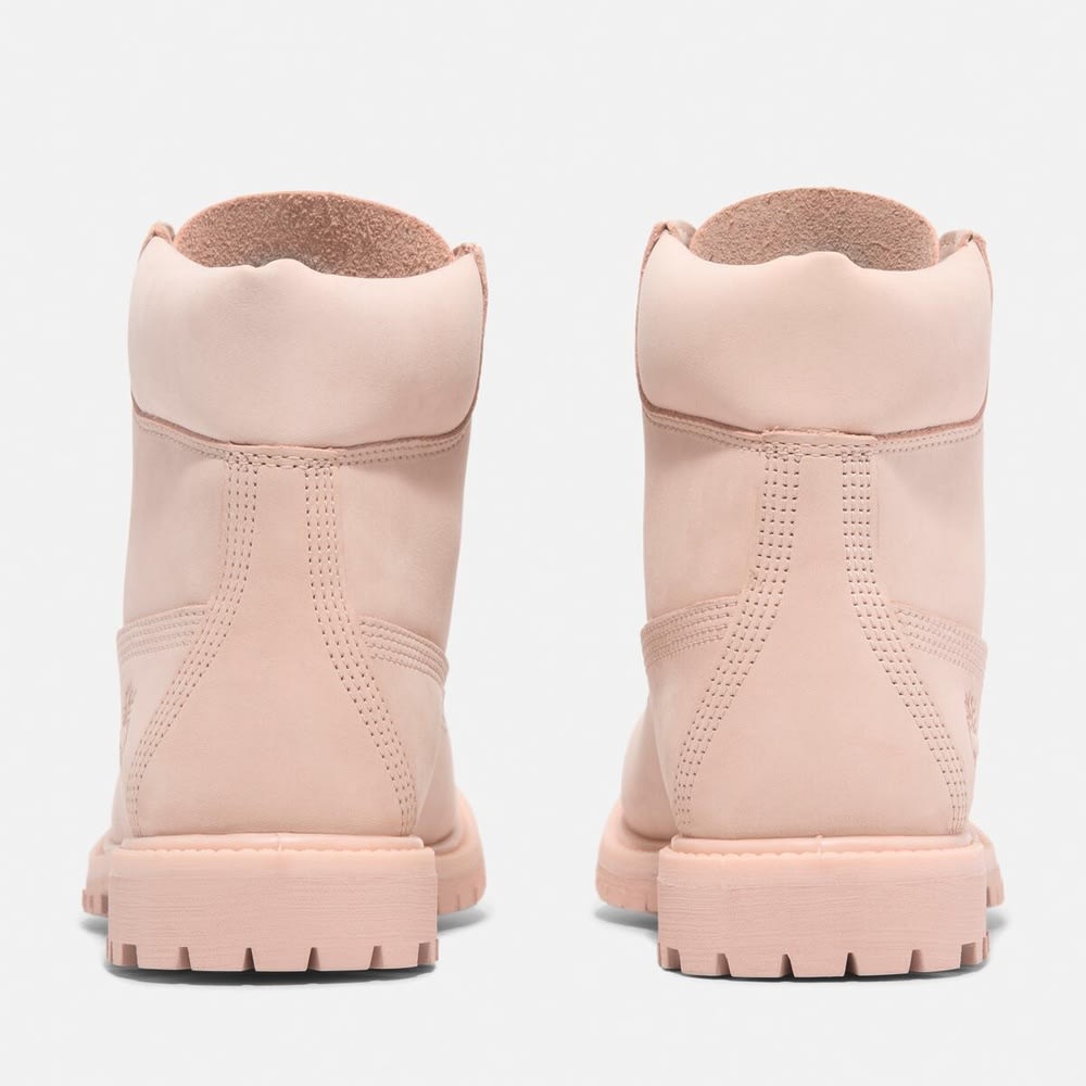 TIMBERLAND WOMEN'S 7 PREMIUM 6 INCH WP BOOT LT PINK NUBUCK NIB