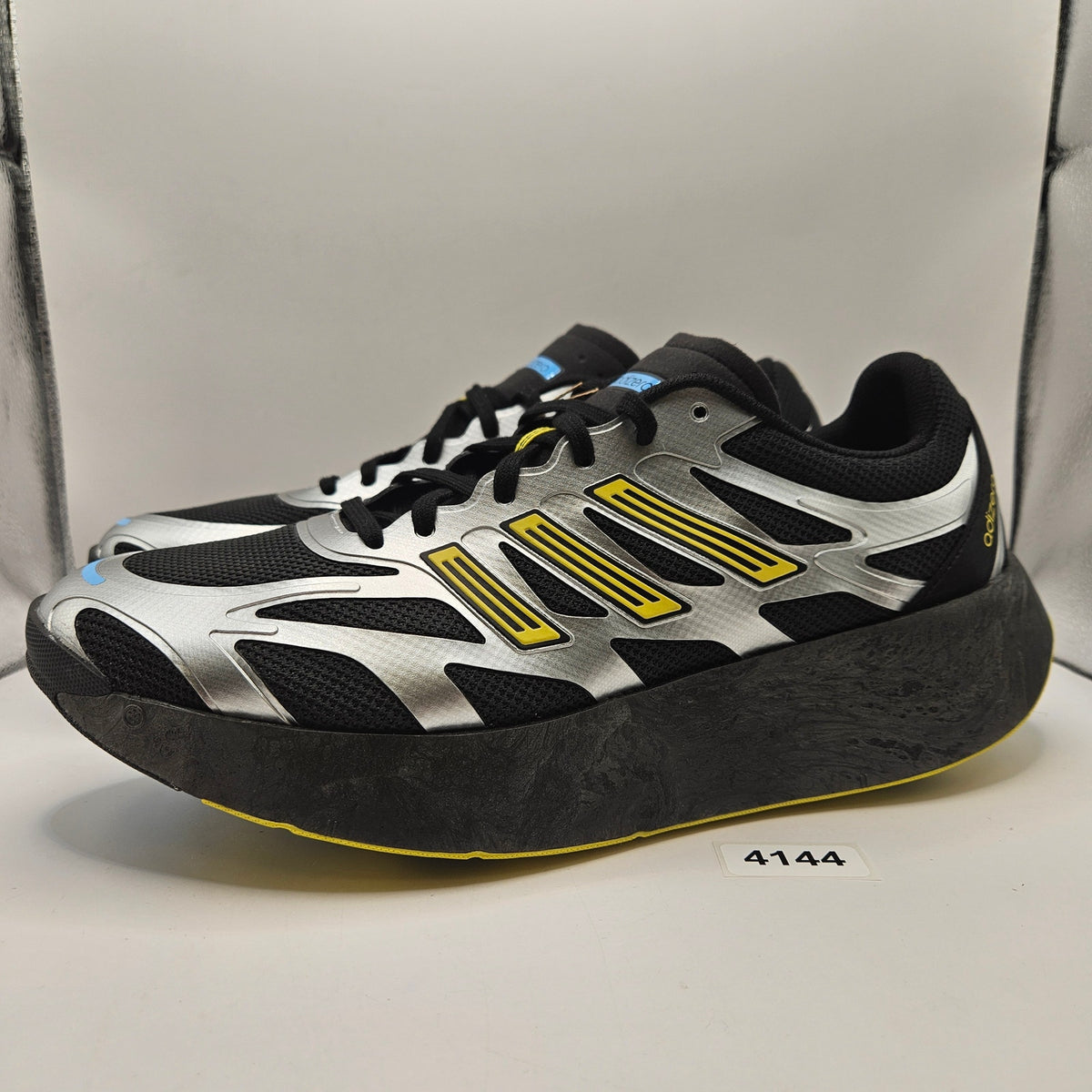ADIDAS MEN'S 13 ADIZERO ARUKU CORE BLACK PURE SULFUR NWOB JR1476