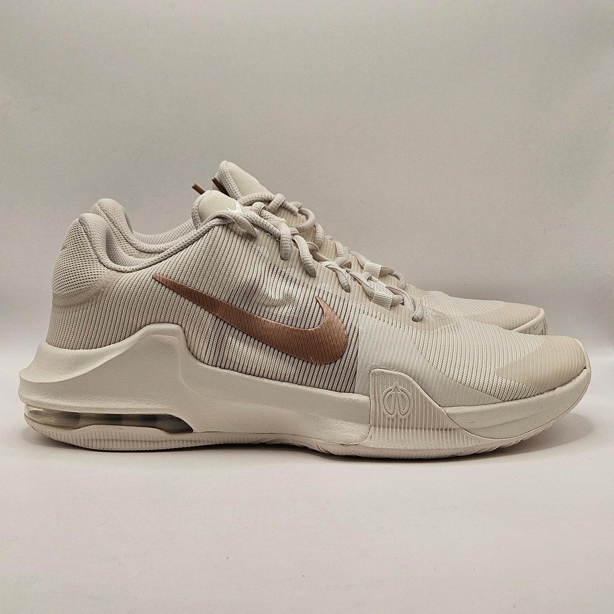 NIKE MEN'S 12 AIR MAX IMPACT 4 PHAMTOM METALLIC RED BRONZE DM1124-008 SNEAKER