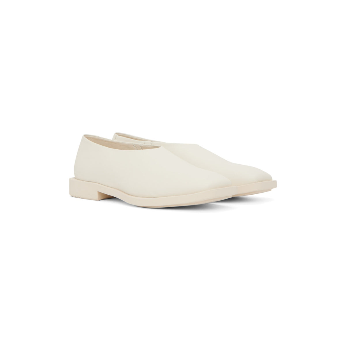 ECCO KOLLECTIVE X BIANCA SAUNDERS 44 MAGGOTY LOAFER WHITE NIB $535 39001491083