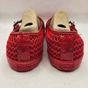 CONVERSE WOMEN'S 9.5 CHUCK TAYLOR ALL STAR DAINTY MARY JANE KNIT RED A16568C