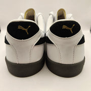 PUMA MEN'S 14 CLUB II SD FS WHITE BLACK GOLD LOW TOP SNEAKER 400921-01