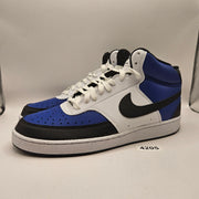 NIKE MEN'S 10.5 VISION COURT ROYAL BLUE MID TOP SNEAKER NWOB FQ8740-480