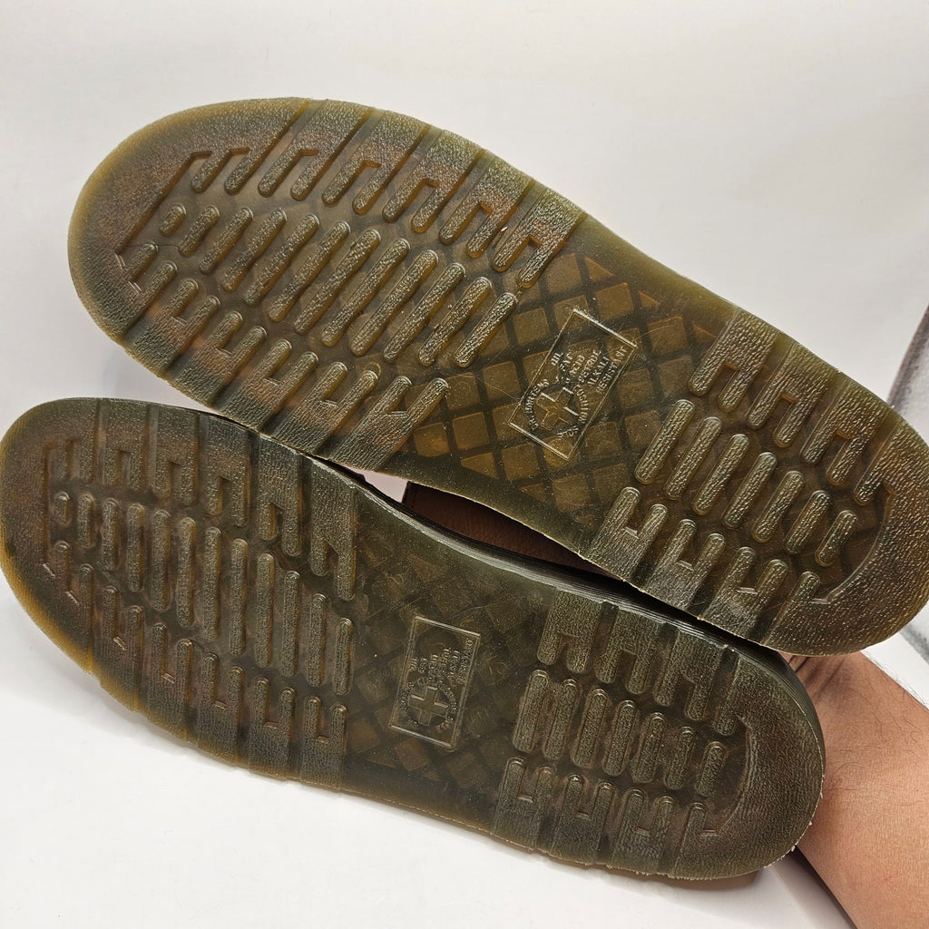 DR MARTENS MEN'S 14 JOSEF SANDALS DOUBLE STRAP PINK NWOB NUBUCK