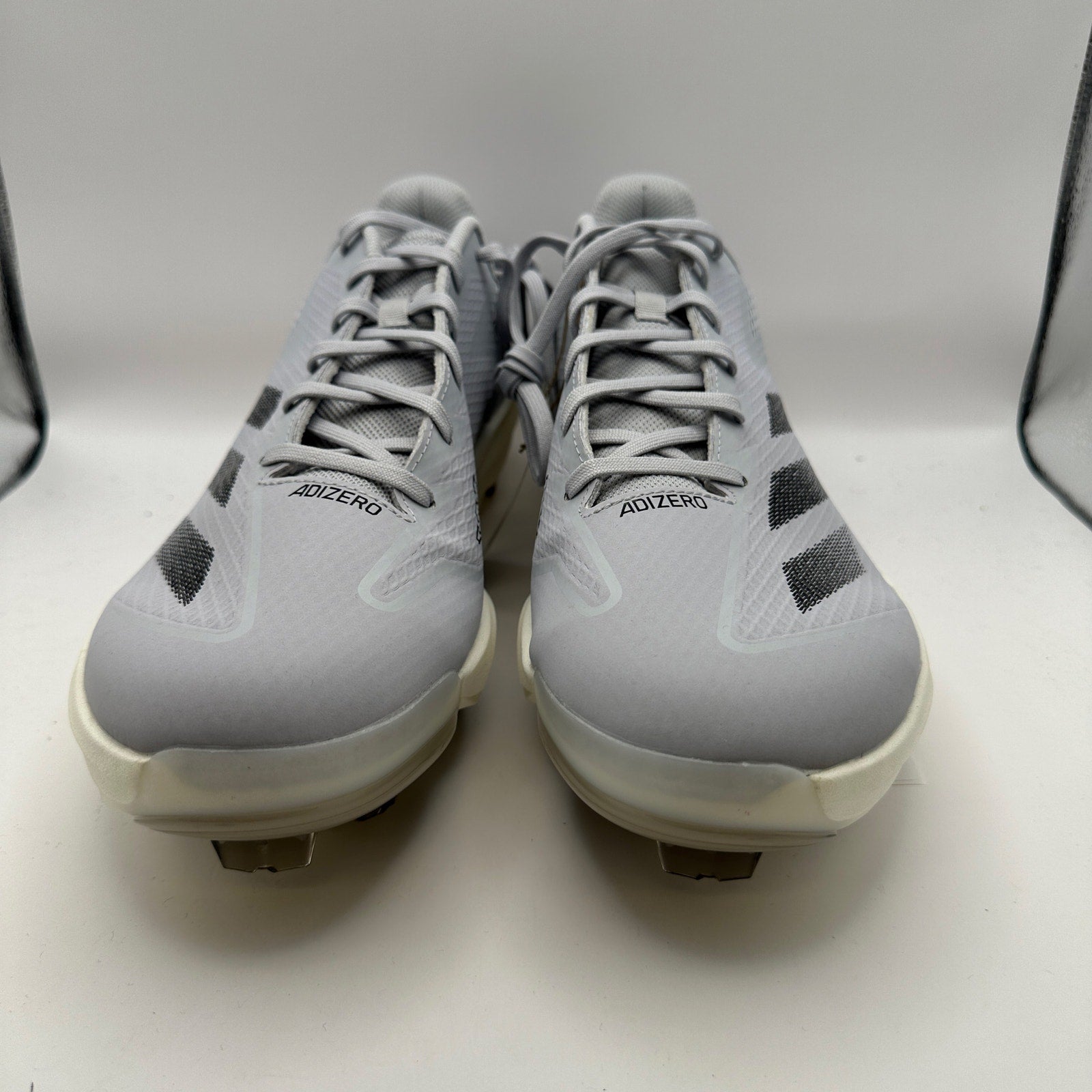 ADIDAS Adizero Electric Mens 14 Baseball Cleats Gray/Black IF3267