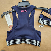 LOT OF 3 - FILA WOMEN'S (2XS1S) CHRIS BEVANS COLLAB BAYE CROP TOP SPORTS BRA NWT