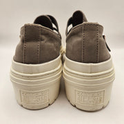 CONVERSE WOMEN'S 8.5 CTAS LUGGED HEEL MARY JANE PLATFORM SNEAKERS GREY A13552C
