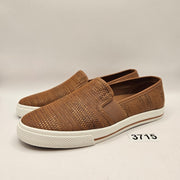 LAUREN RALPH LAUREN WOMEN'S 6.5 JINNY WOVEN SLIP-ON SNEAKER TAN NWOB