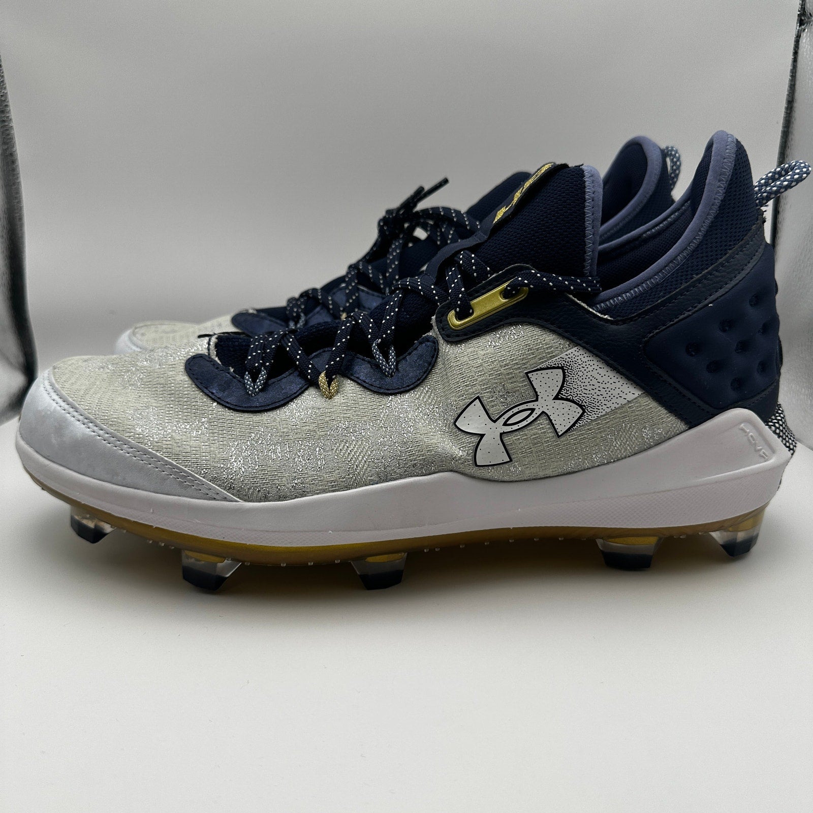 Under Armour Mens 13.5 Harper 8 Elite TPU Baseball Cleats 3026591-102