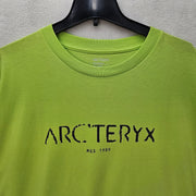 ARC'TERYX MEN'S XXL KRAGG SL COTTON SKY PILOT SS TSHIRT MANTIS BLACK
