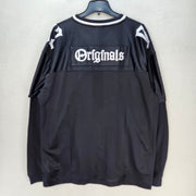 ADIDAS MEN'S LARGE ORIGINALS TREFOIL OG 2 IN 1 JERSEY BLACK RED RARE KS5328