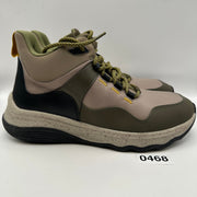 CLARKS Women's 10 Jaunt Lo Dark Olive Mix Ankle Casual Dress Boot