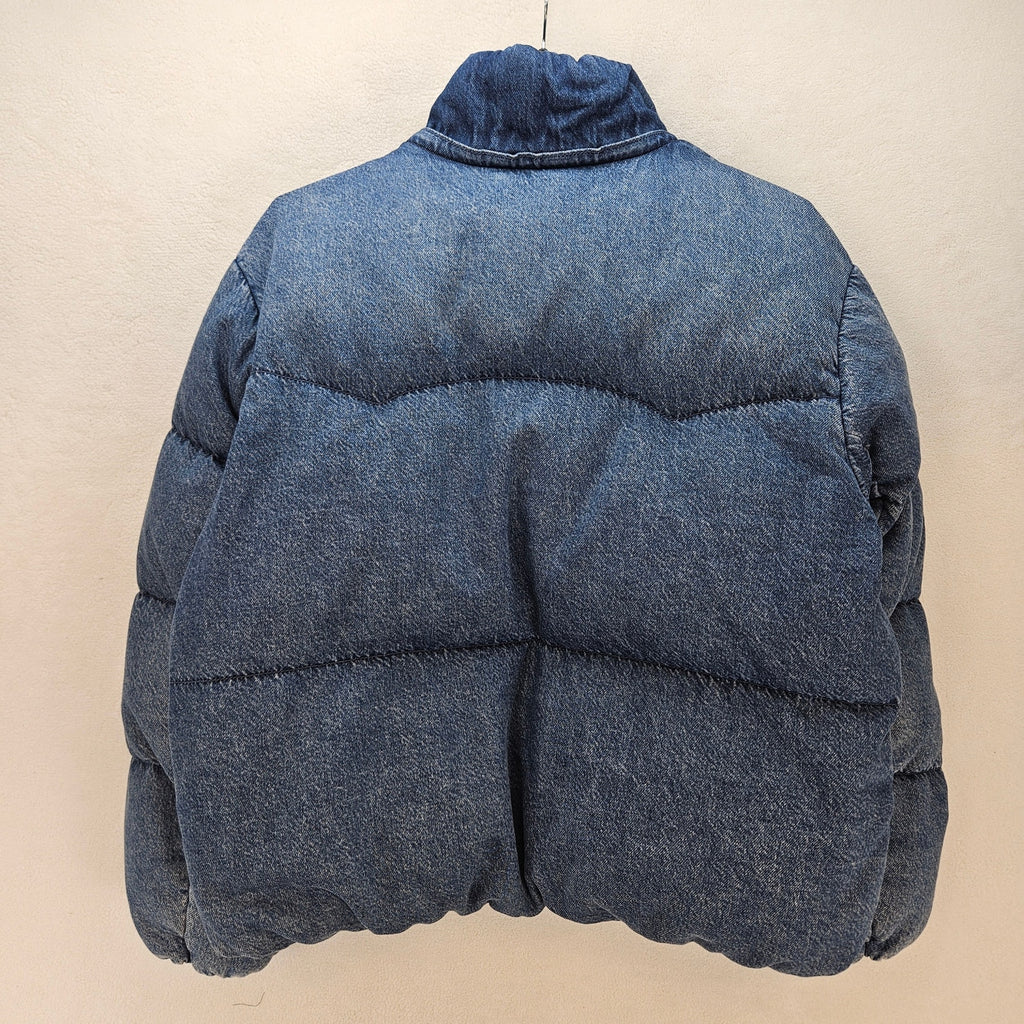 HOODIE MISSING LEVI'S WOMEN'S M WESTERN BUBBLE PUFFER JACKET NWT 600 FILL POWER