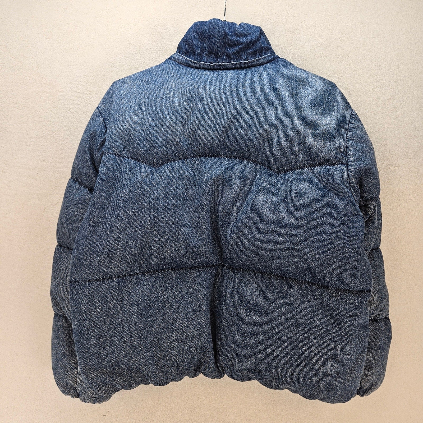 HOODIE MISSING LEVI'S WOMEN'S M WESTERN BUBBLE PUFFER JACKET NWT 600 FILL POWER