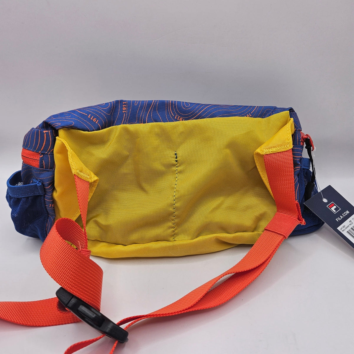 FILA RARE TRAIL FANNY PACK BLUE YELLOW LA915291-420 NWT