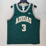 ADIDAS MEN'S LARGE ORIGINALS TREFOIL GREEN TANK SIDELINE JERSAEY KG8200 THICK