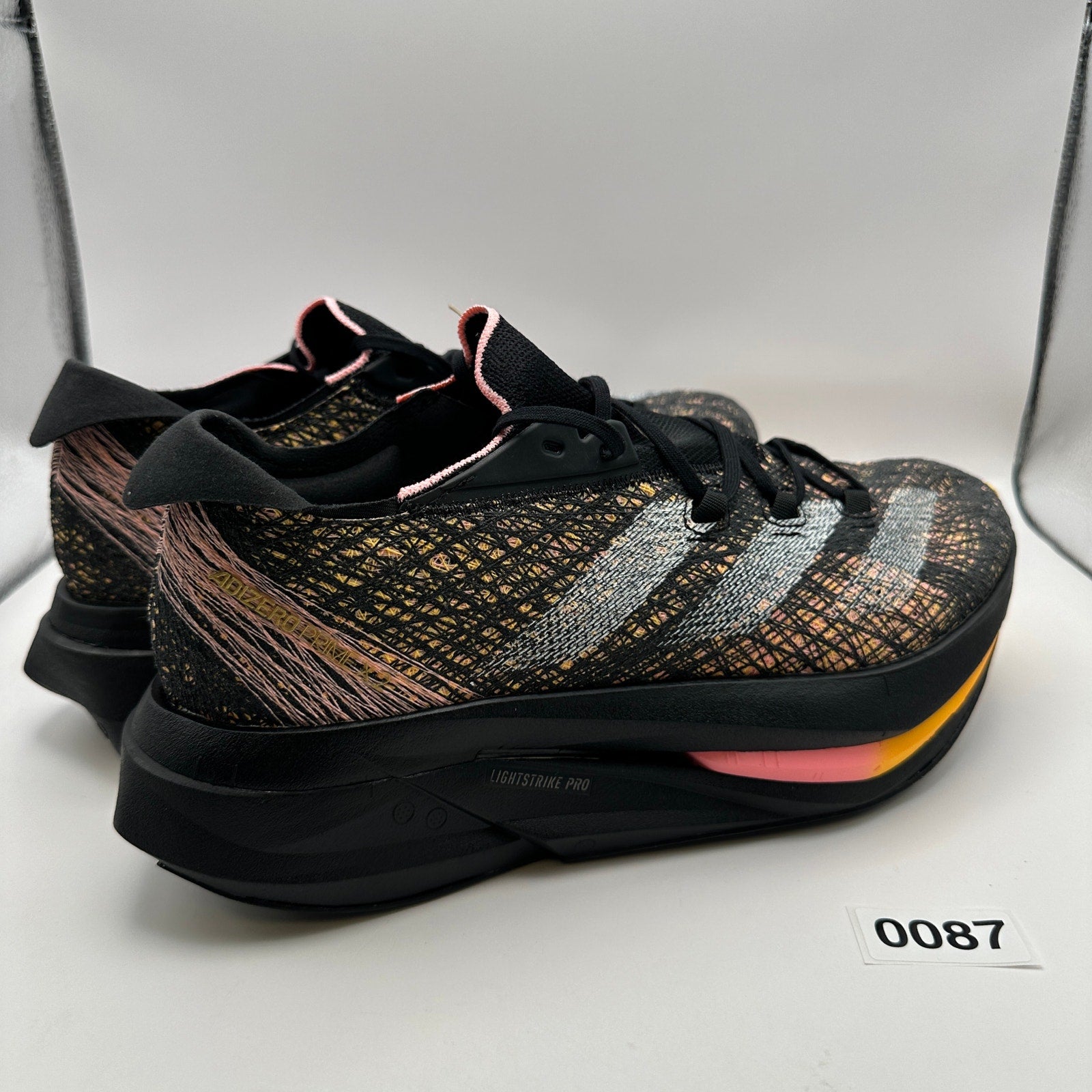Adidas Adizero Prime X 2.0 Strung Running SHoes Black ID0267 Mens Size 11.5
