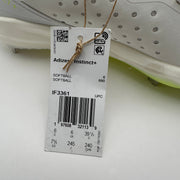 Adidas Adizero Instinct+ Softball Cleats Wms 7.5 White/Neon