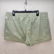ADIDAS WOMEN'S MEDIUM PACER WOVEN DEBOSS TRAINING/RUNNING SHORTS LIME HK7544 NWT