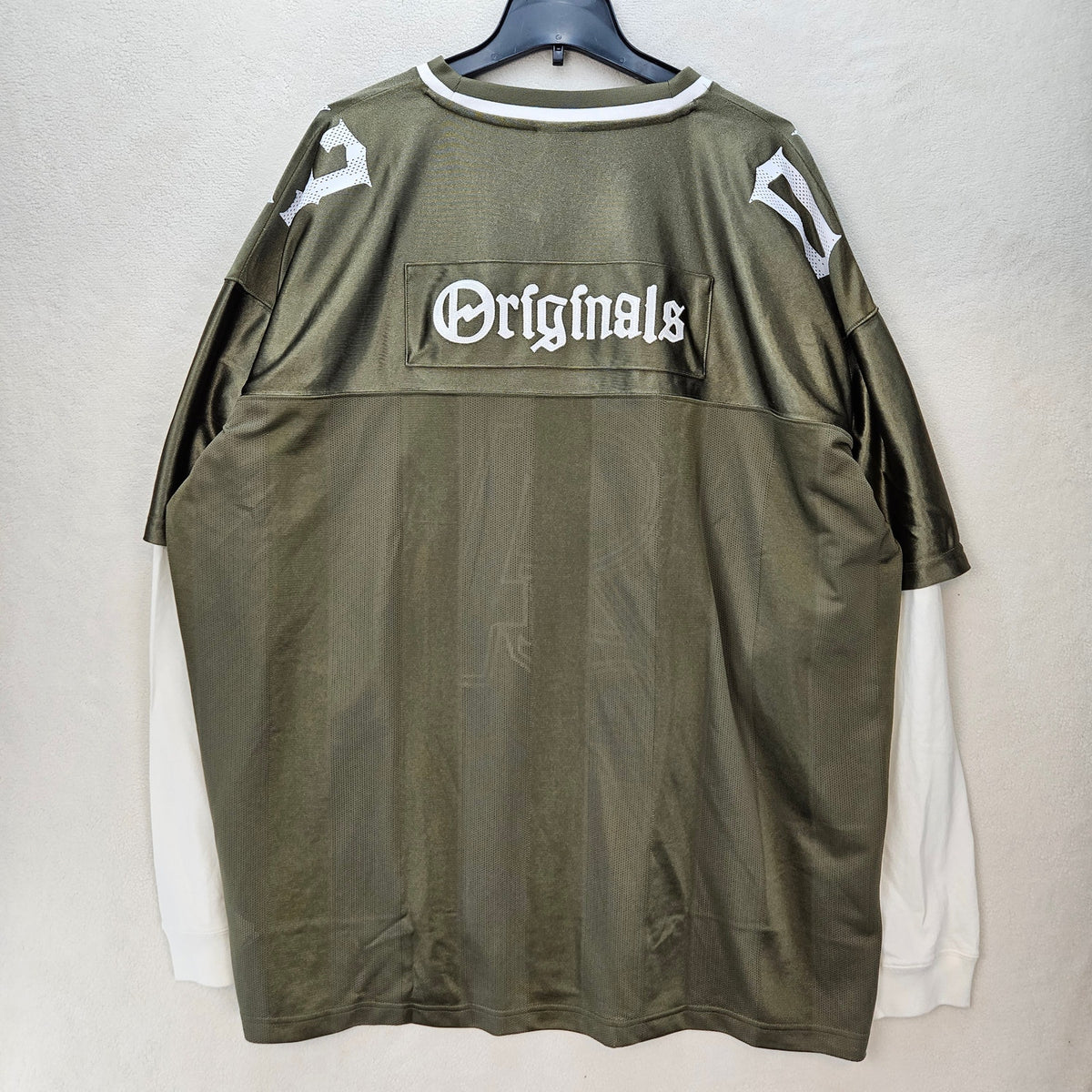 ADIDAS MEN'S XXLARGE ORIGINALS TREFOIL OG 2 IN 1 JERSEY OLIVE STRATA KS5329