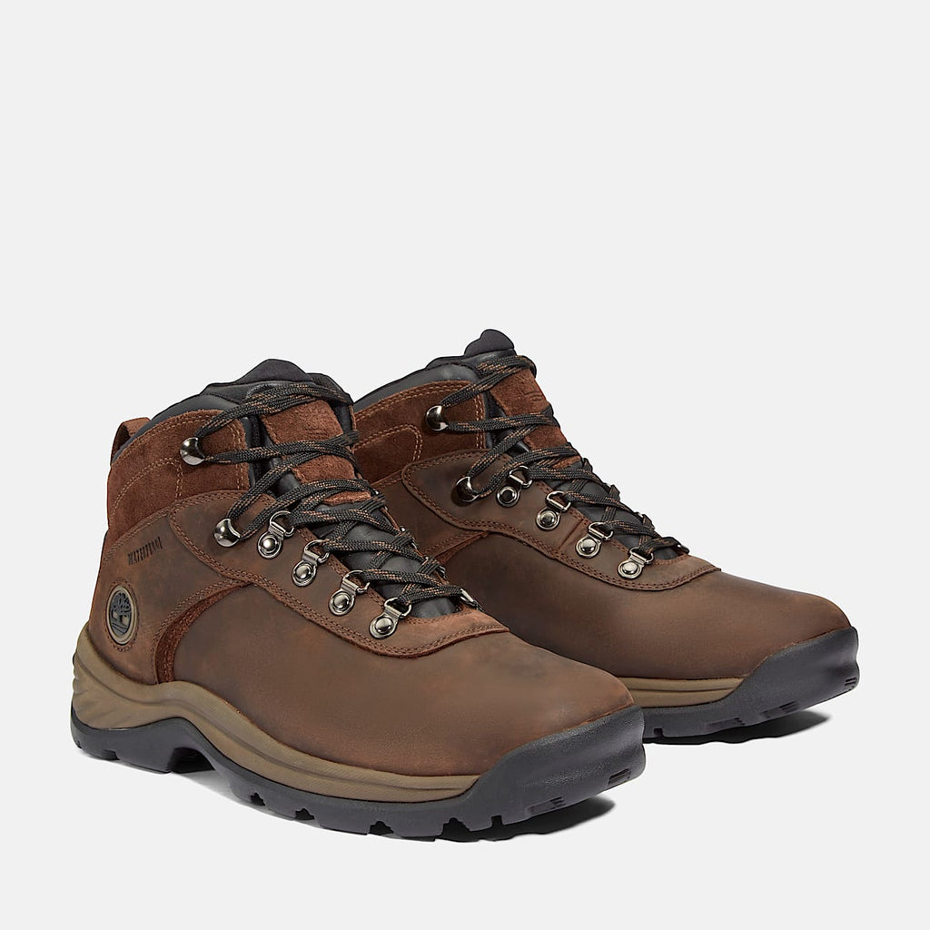 TIMBERLAND MEN'S 11 FLUME WATERPROOF LACE UP HIKING BOOTS DARK BROWN NIB