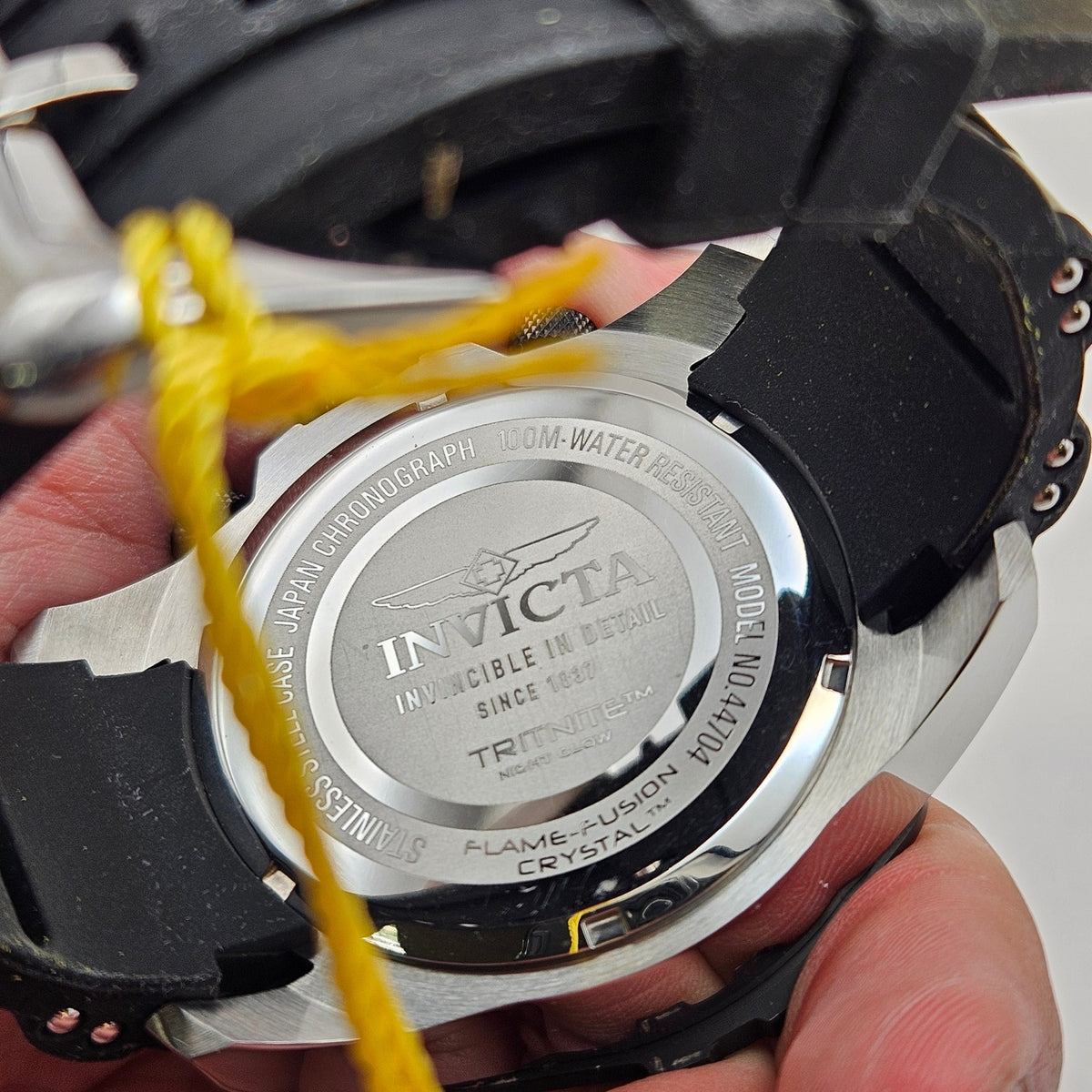 INVICTA 44704 PRO DIVER MEN'S QUARTZ BLACK AND SILVER WATCH NWT