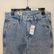 LEVI'S 568 MEN'S 31X32 CARPENTER LIGHT BLUE DENIM JEANS NWT WORKWEAR