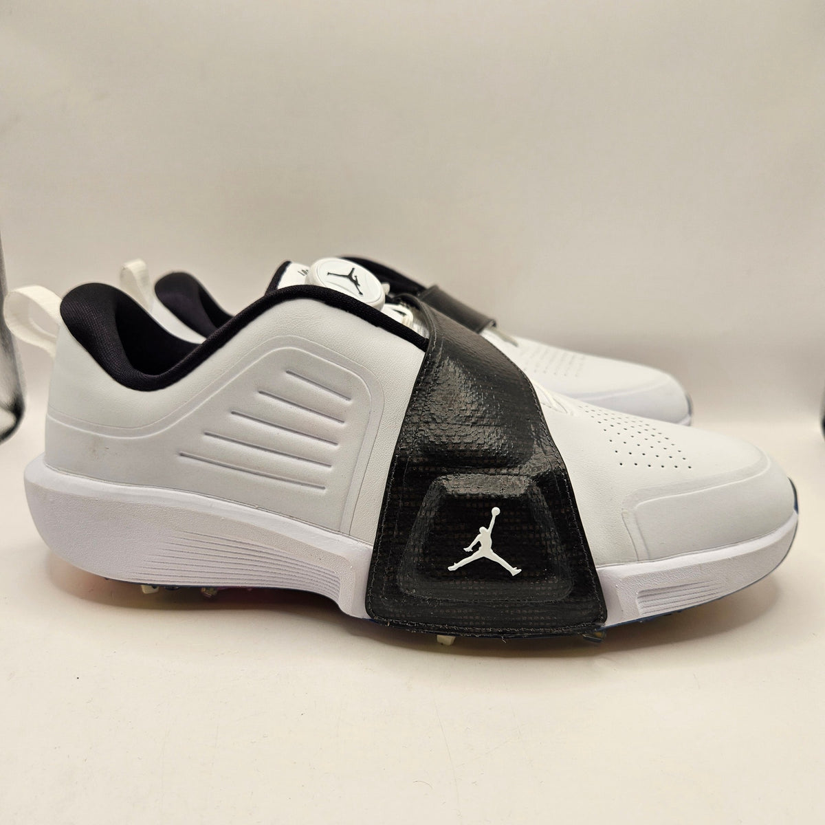 JORDAN MEN'S 8 AIR REV BOA GOLF SHOES COMFORT FV6338-103 WHITE BLACK