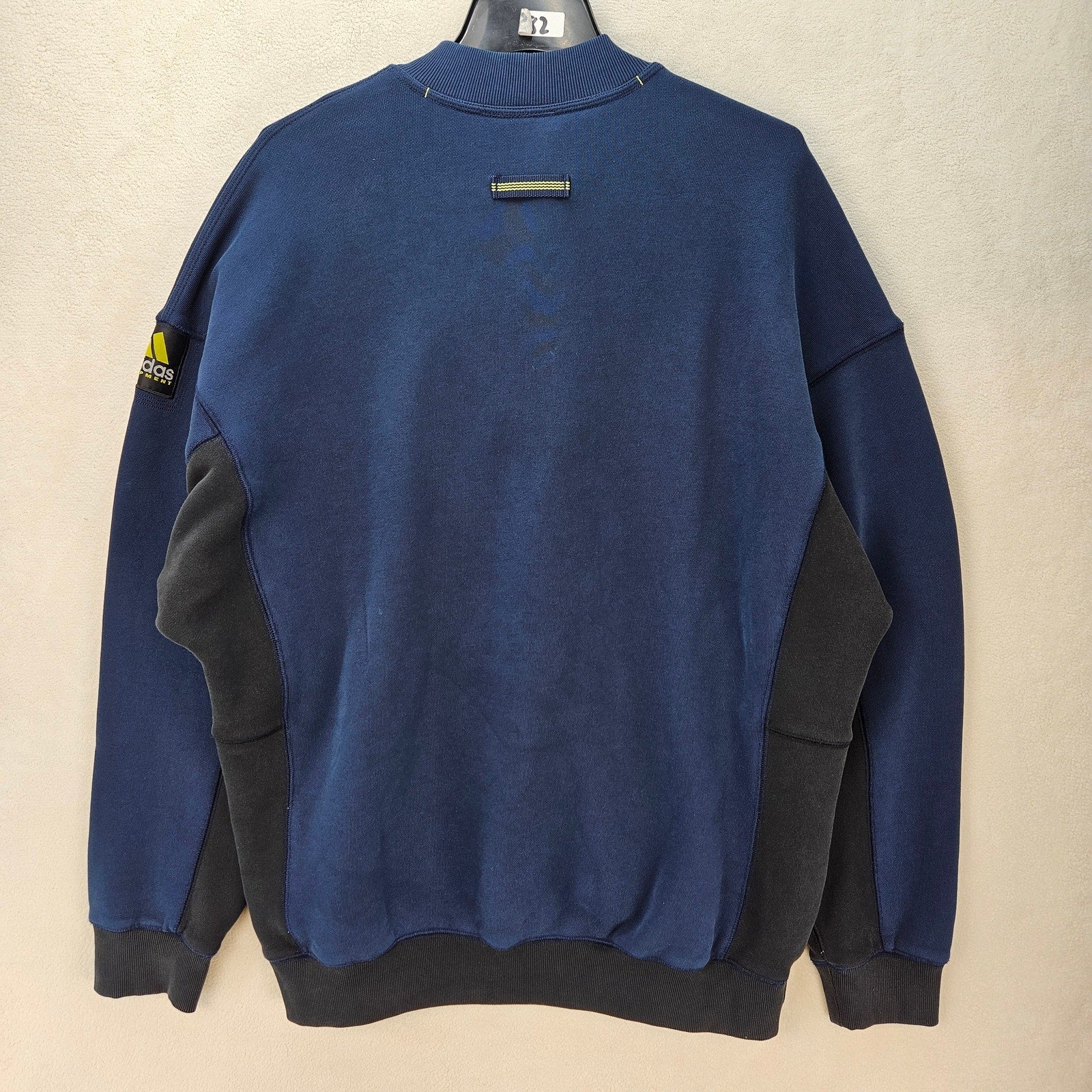 ADIDAS EQT MEN'S MEDIUM HALF ZIP TOP NIGHT INDIGO NWT KE1351 VINTAGE OG STYLE