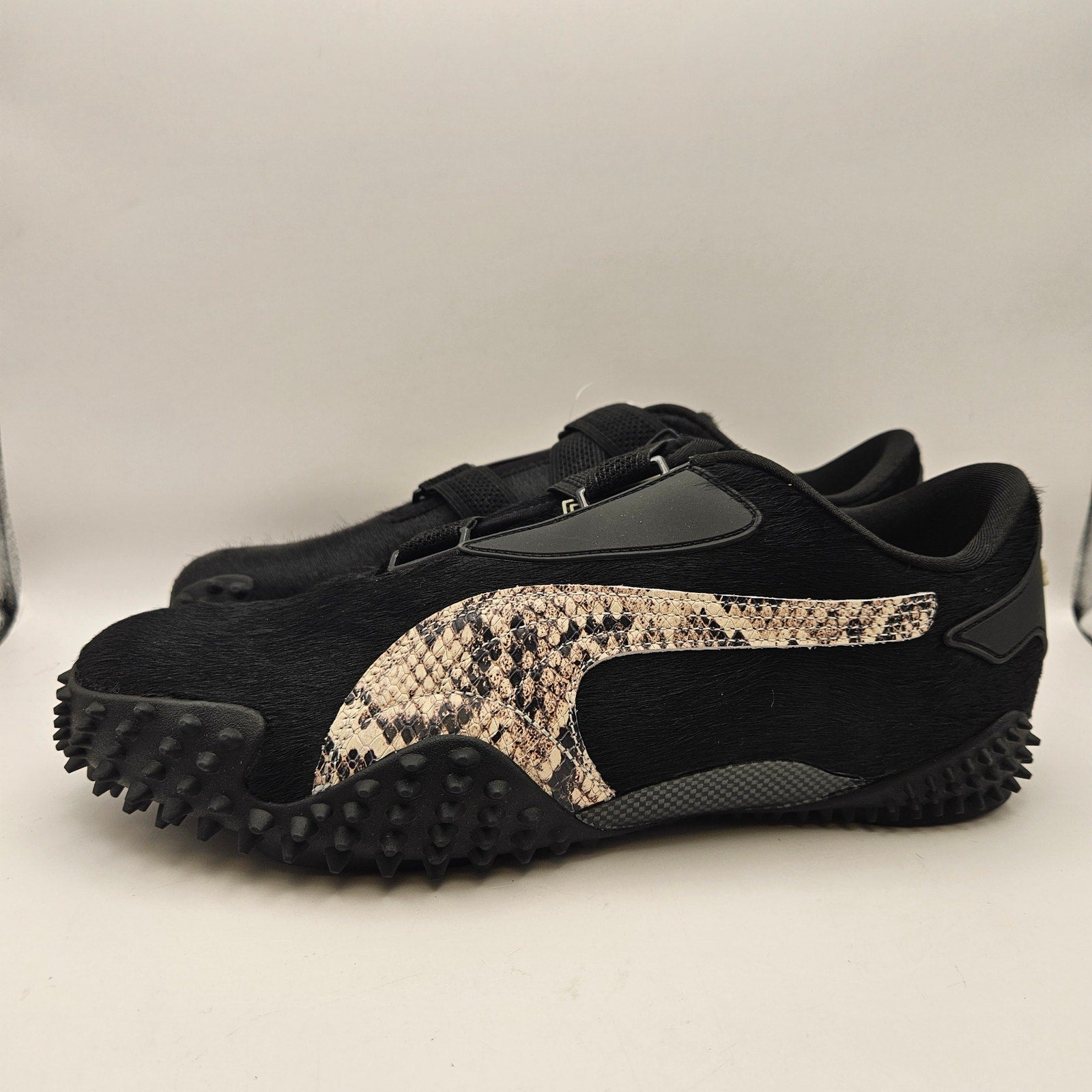 PUMA X A$AP ROCKY MEN'S 10 MOSTRO OG BLK COW HAIR SNAKESKIN AWGE 406497-01 NWOB