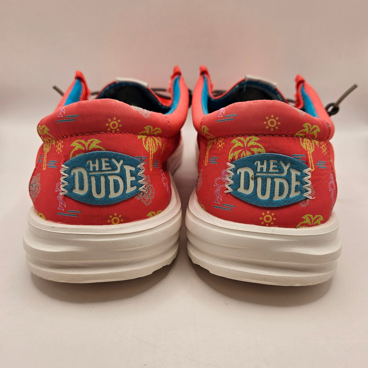 HEY DUDE WOMEN'S 12 WALLY H20 SPRING BREAKER PINK MULTI 41819-9DD
