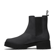TIMBERLAND WOMEN'S 7.5 CARNABY COOL MID CHELSEA BOOT JET BLACK NIB