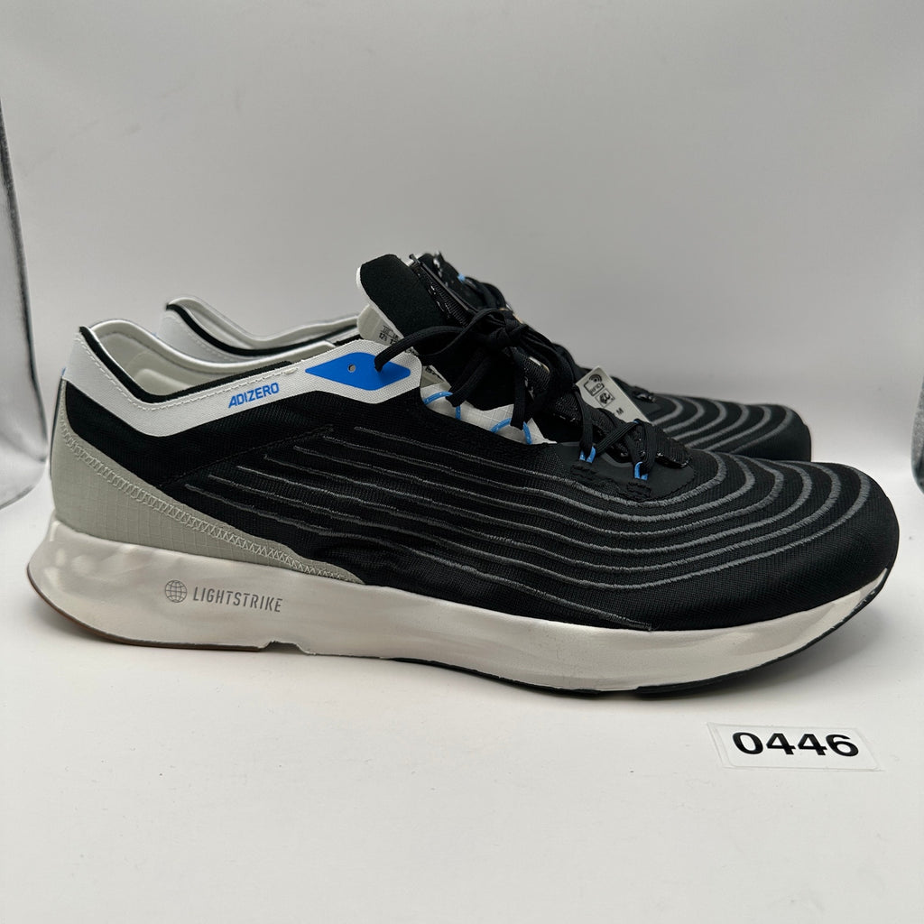 ADIDAS Adizero x PARLEY Men's 12.5 Lightstrike Running Shoes HQ6594 Black/Blue