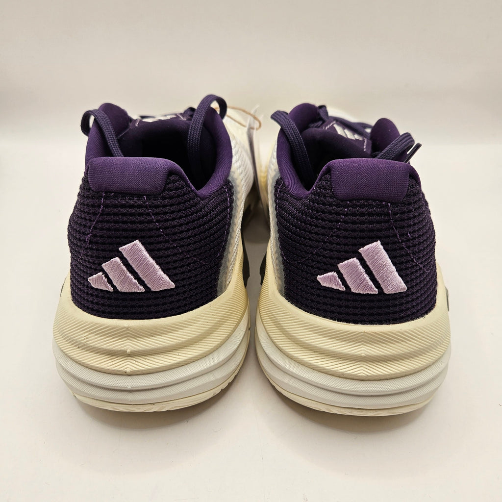 ADIDAS WOMEN'S 8 BARRICADE 13 TENNIS SHOES WHITE PLUM JR7814 NWOB