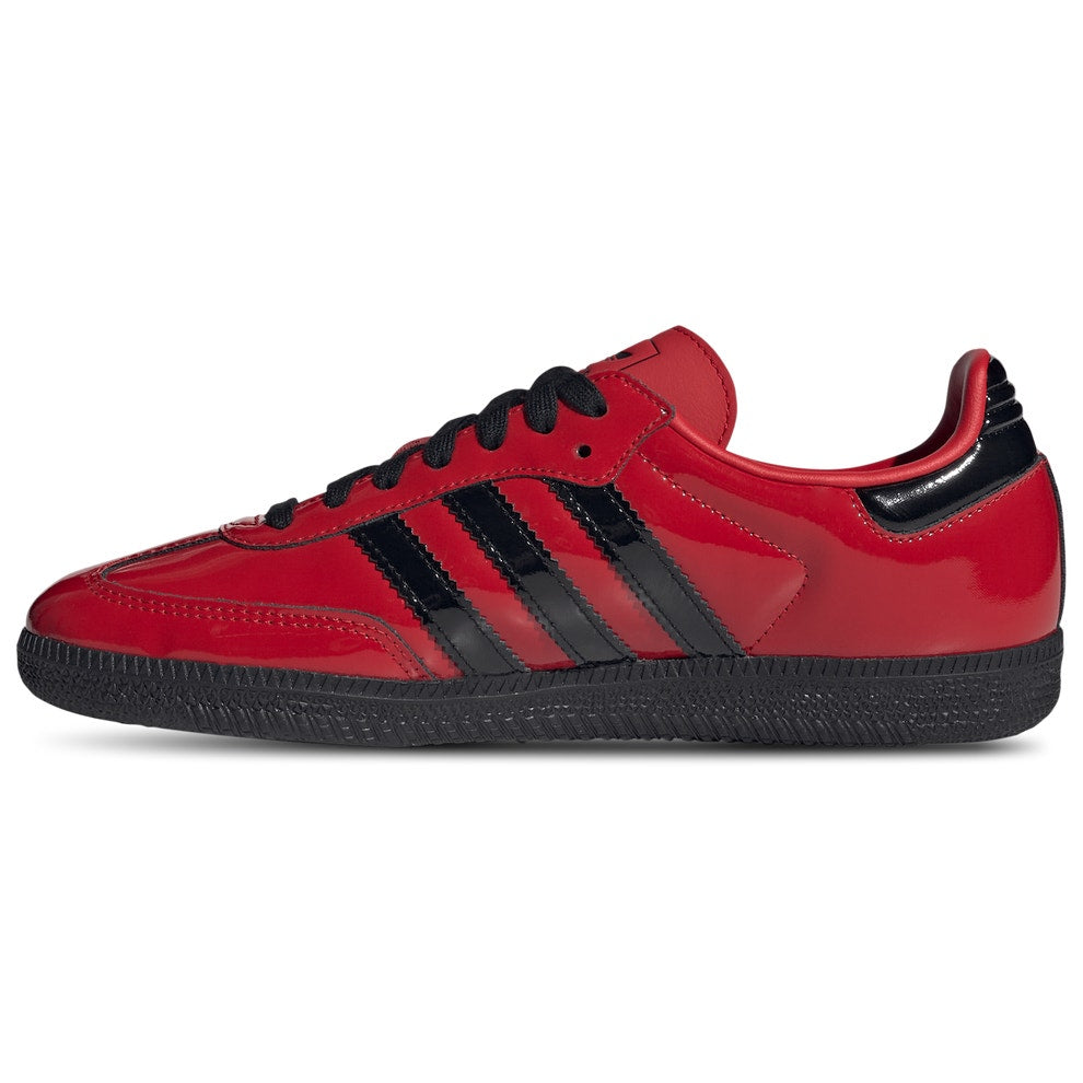 ADIDAS ORIGINALS WOMEN'S 6.5 PATENT LEATHER SAMBA RARE BETTER SCARLET NIB IH3989