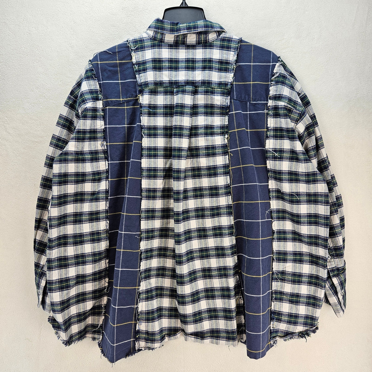 BDG URBAN OUTFITTERS WOMEN'S MEDIUM PATCHWORK PLAID BUTTON FRONT SHIRT BOHO