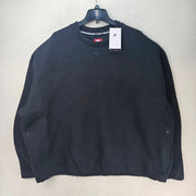 NIKE MEN'S XXL TECH FLEECE OVERSIZED PULLOVER SWEATSHIRT BLACK HV6537-010