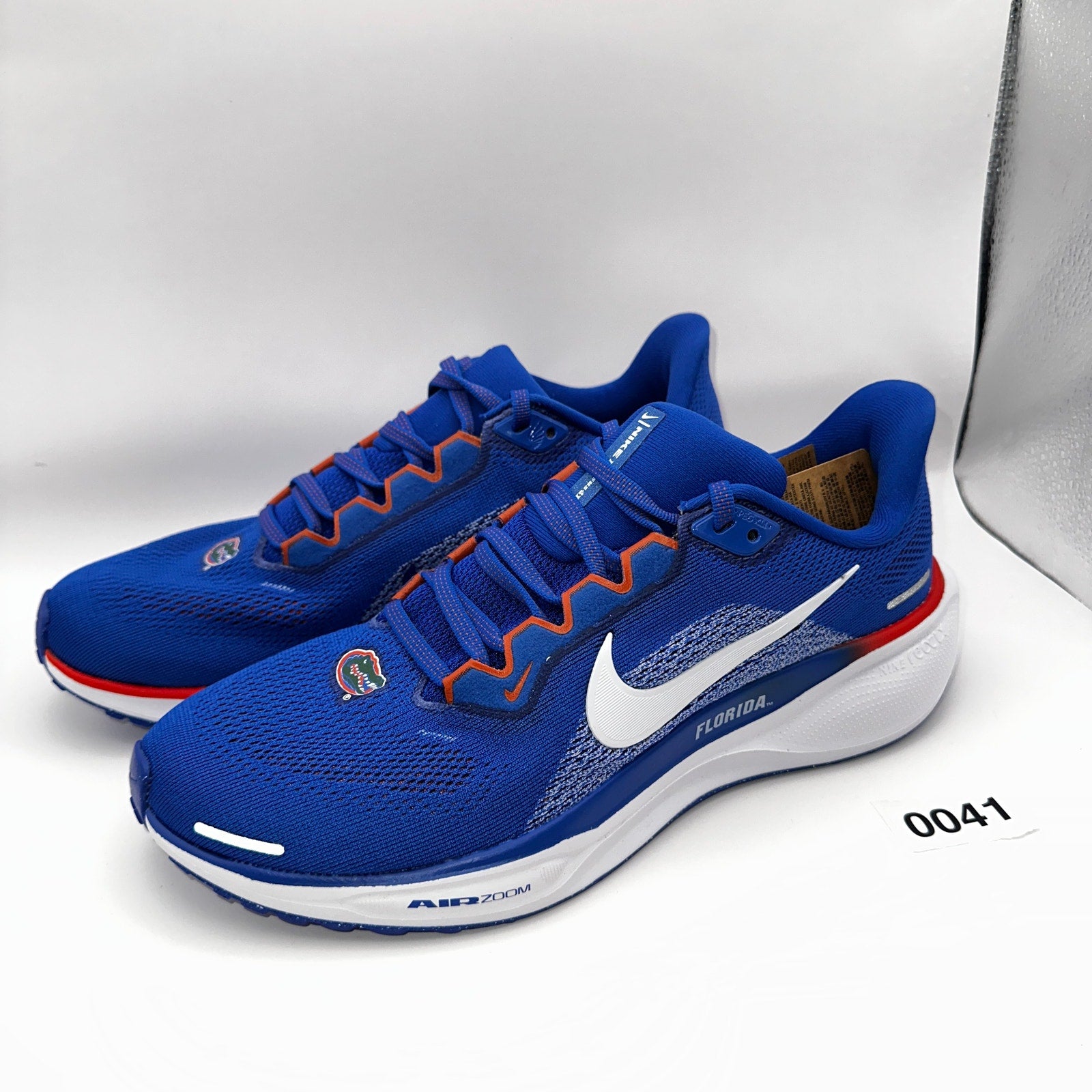Nike Mens Sz 8 Air Zoom Pegasus 41 FZ5113-400 Florida Gators Running Shoes Blue