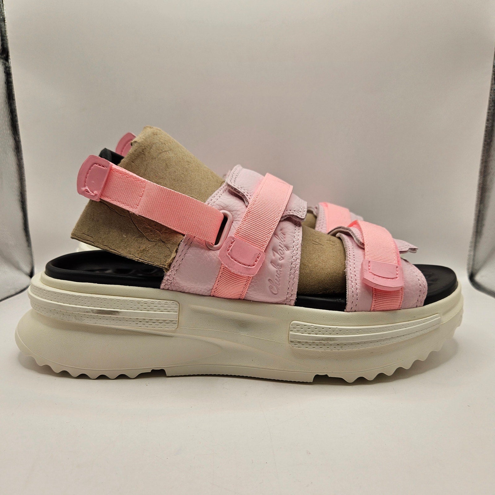CONVERSE WOMEN'S 10 RUN STAR UTILITY CX SANDAL SUGAR BERRY JELLYFISH A15095C