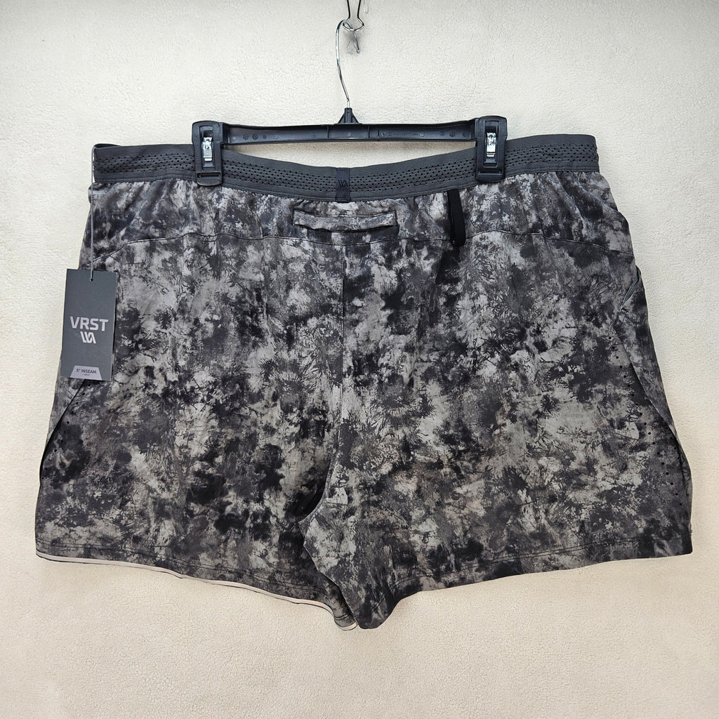 VRST MEN'S XXL ENTHUSIAST 5" WITH POCKET GRUNGE TIE DYE SILVER SHAD NWT