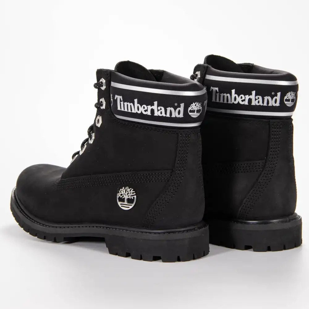 TIMBERLAND WOMEN'S 9.5 PREMIUM 6 INCH BOOTS WATERPROOF BLACK NUBUCK RAIDERS NIB