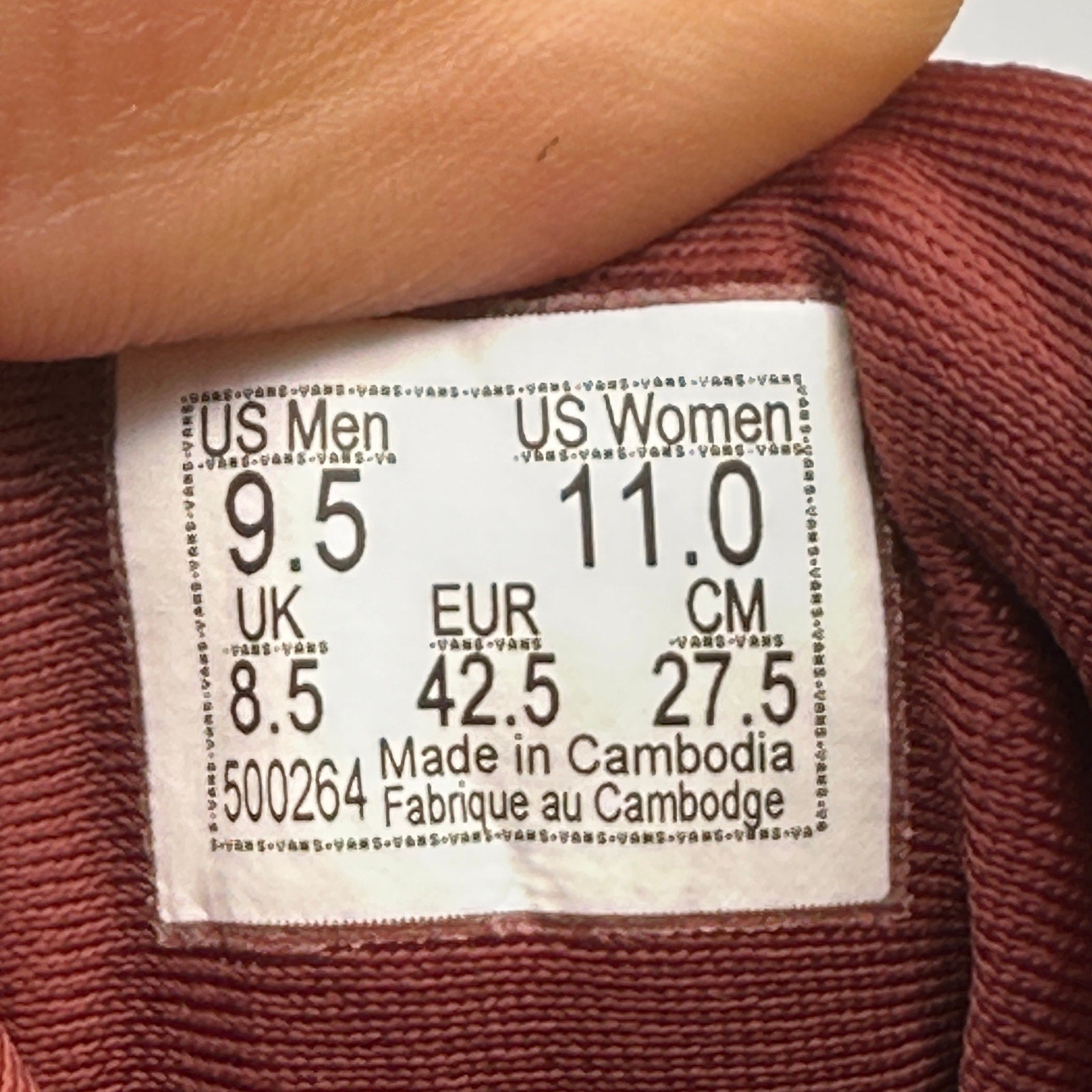 VANS Men's 9.5 Crestline GORE-TEX MTE Bitter Chocolate Brown MSRP $230 NWOB