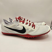 NIKE MEN'S 14 ZOOM MAMBA V BOWERMAN CLUB TRACK SPIKES WHITE RED AV3158-111