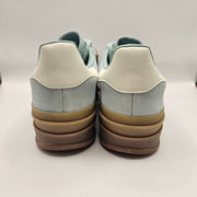 ADIDAS ORIGINALS WOMEN'S 10 GAZELLE BOLD ASH GREEN OFF WHITE GUM JS3902 PLATFORM